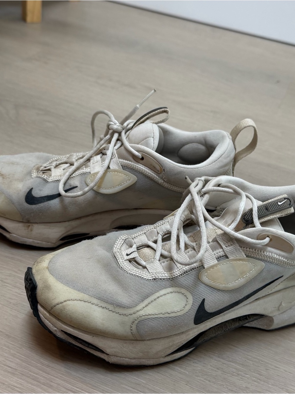 Nike Women’s Cream/Black Athletic Sneakers